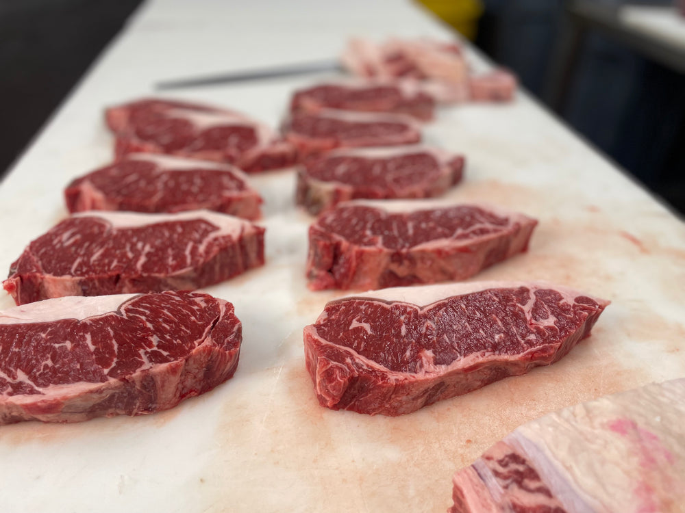 Prime Striploin Steak Box – 15 lbs of Canada’s Finest Beef